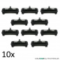 Preview: Frontspoiler Lippe vorne Schwarz + 10x Montage Clips 87-94 passend für BMW E30